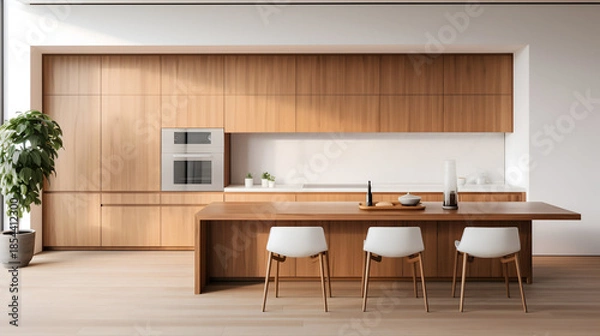 Obraz modern kitchen interior with kitchen