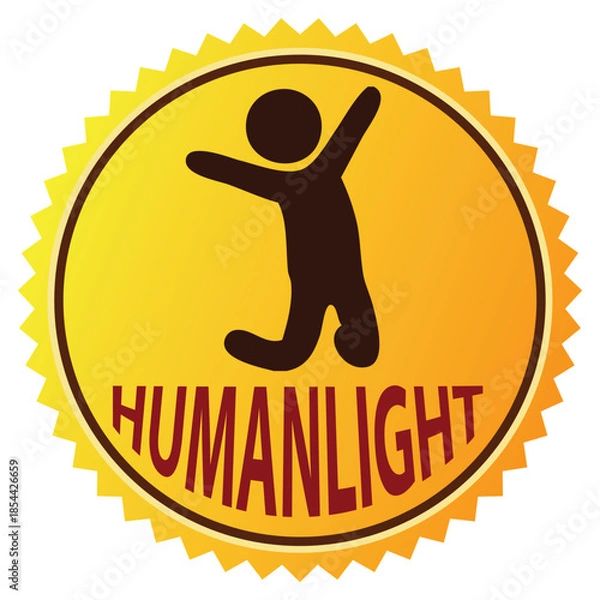 Obraz Sticker HumanLight
