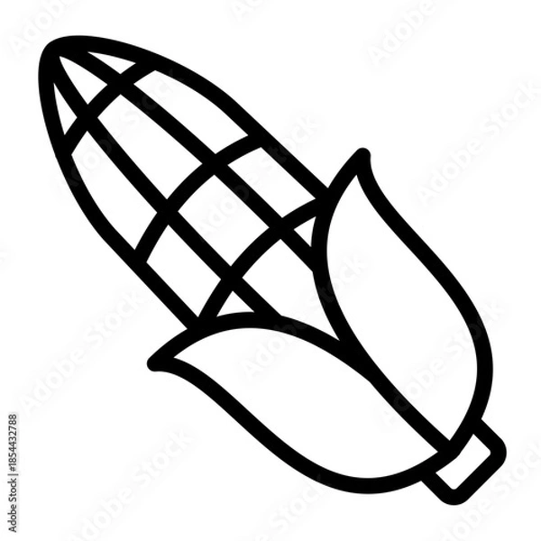 Fototapeta corn icon