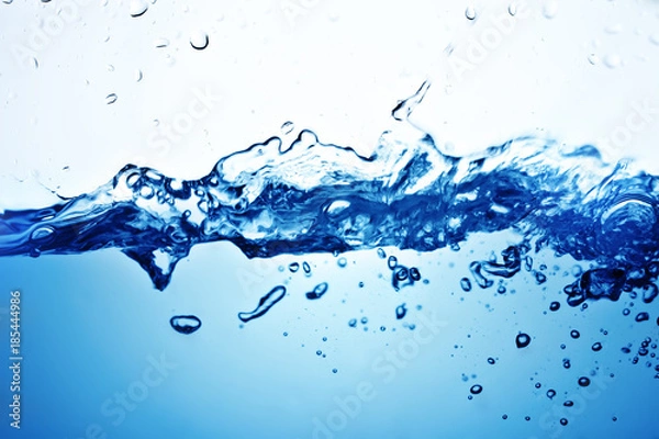 Fototapeta Water splash, Splash in water. Abstract background.