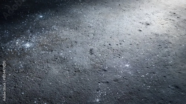 Obraz Concrete surface with dust particles, uncleaned look, realistic lighting 