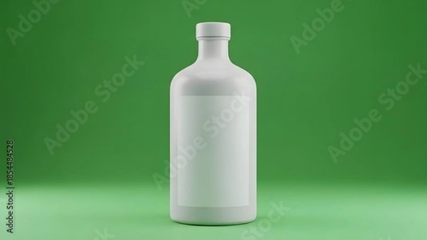 Fototapeta Minimal Bottle Product for Health or Beverage Brand
