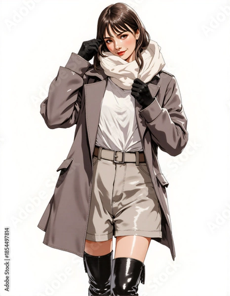 Fototapeta fashion model posing