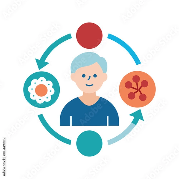 Obraz Biotech Powered Aging Reversal Medical Visualization