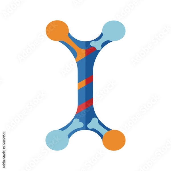Obraz Artificial Biotech Bone Structure With Enhanced Strength