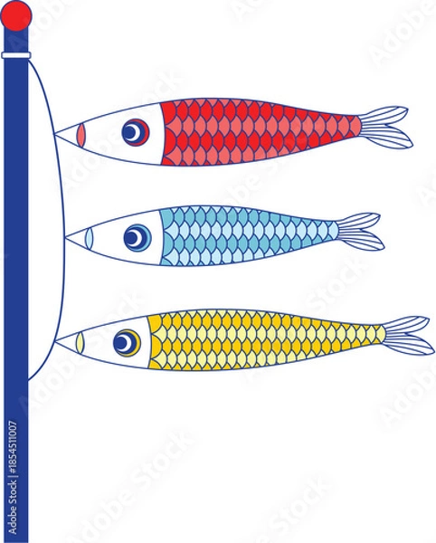 Obraz depicts Koinobori