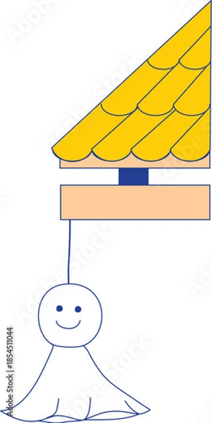 Obraz teru teru bōzu