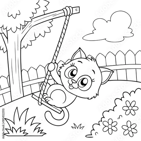Obraz coloring page for kids