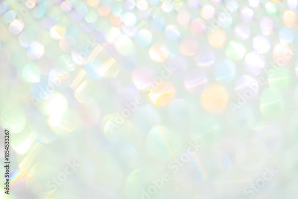 Fototapeta 줄지어 있는 빛나는 연속 보케