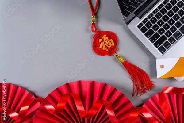 Obraz Modern Lunar New Year Celebration Arrangement