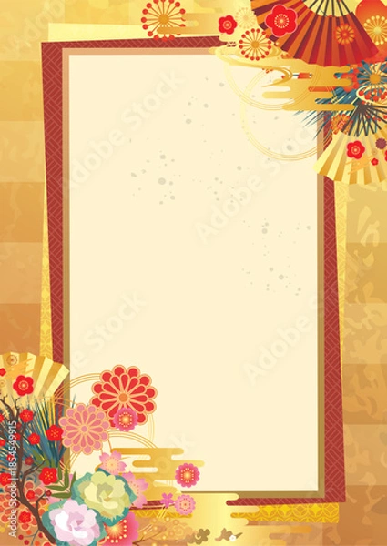 Obraz 正月和風背景