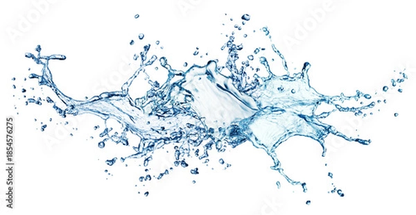 Fototapeta Water Splash Arc Isolated