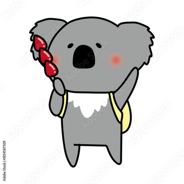 Fototapeta 食べ歩きをするコアラ