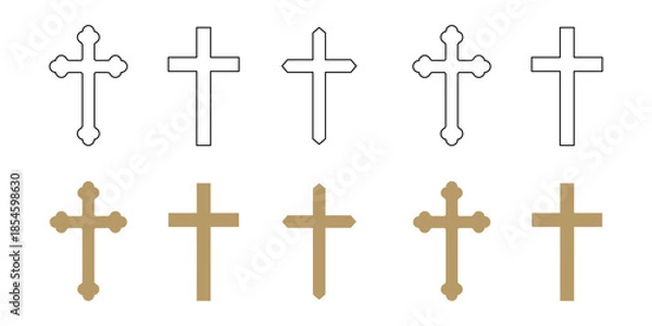 Obraz holly cross church vector