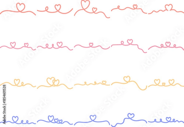 Obraz Continuous Line Heart Neon