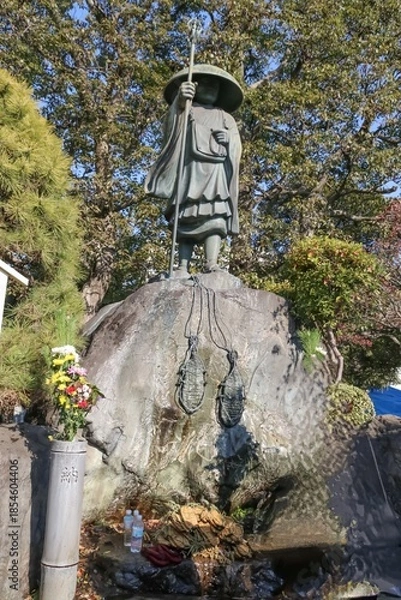 Obraz 川崎大師。弘法大師像。