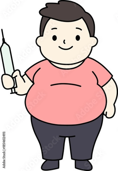 Obraz 비만주사 남