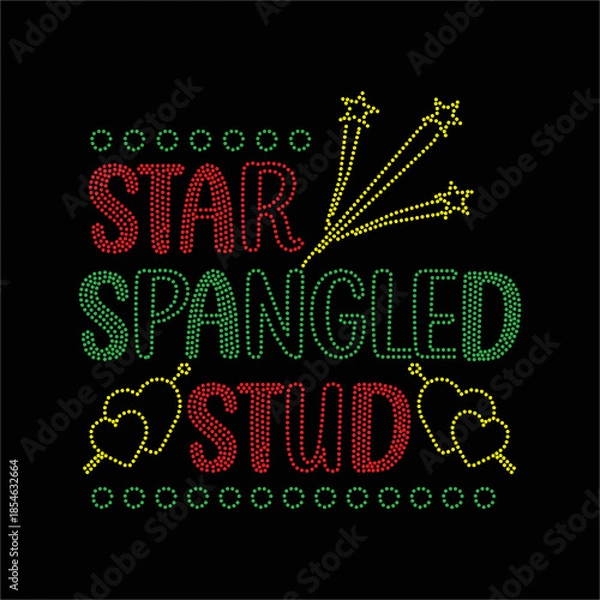 Obraz Star Spangled Stud