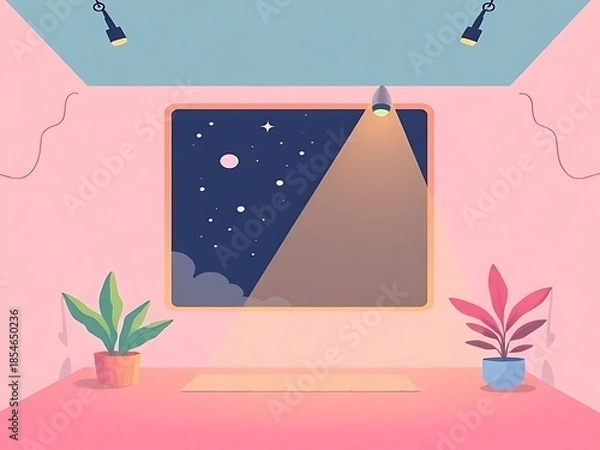 Obraz window with flowers