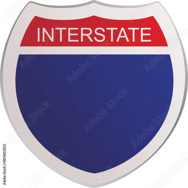 Obraz Highway Road,Interstate Highw...