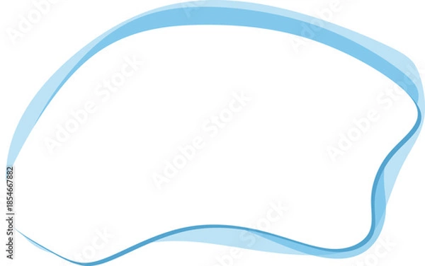 Fototapeta Abstract Blob Text Box 