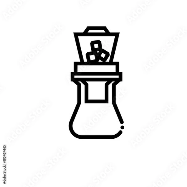 Obraz Cold brew vector icon