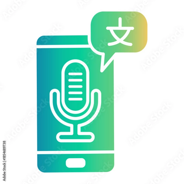 Obraz podcast Gradient icon