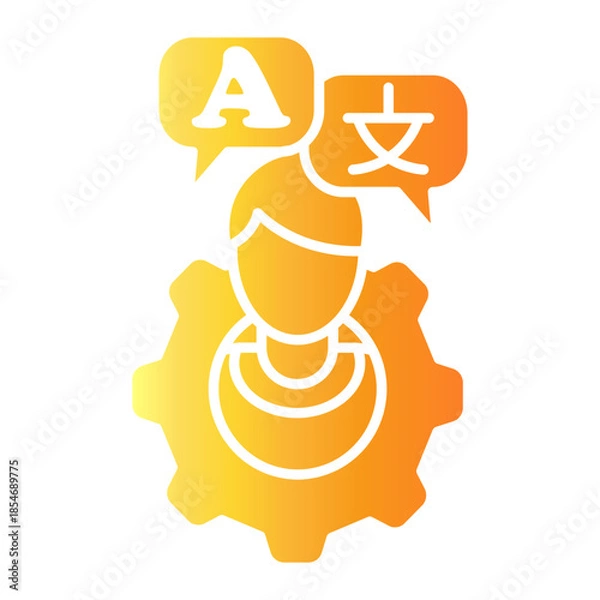 Obraz translator Gradient icon