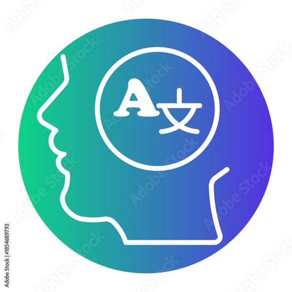 Obraz user Gradient icon