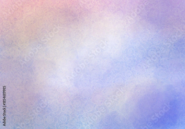 Obraz 和柄水彩シリーズ：パステルカラーの静かな和モダン背景	