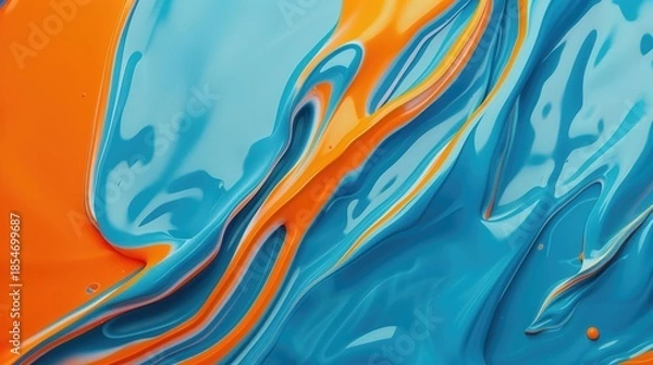 Obraz Abstract fluid art background for website headers