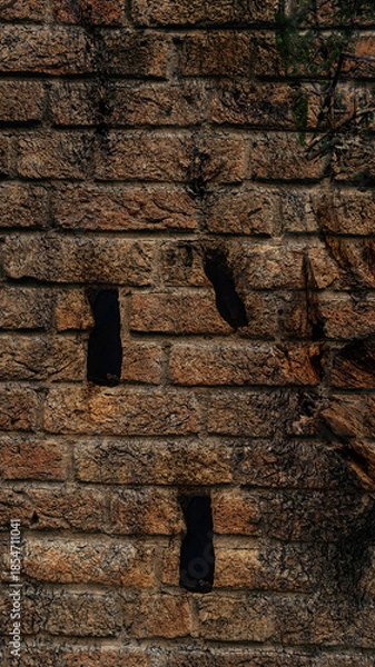 Obraz old brick wall background