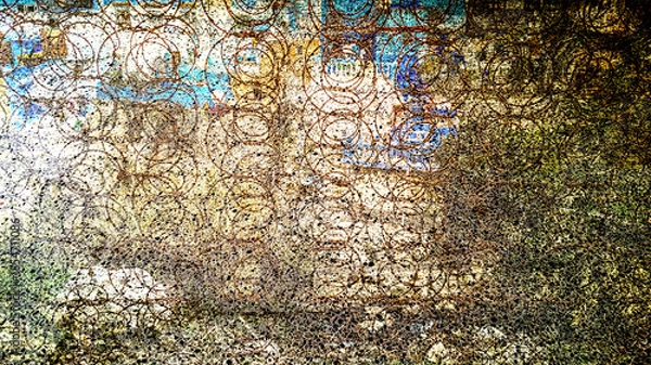 Obraz lichen on the wull rock