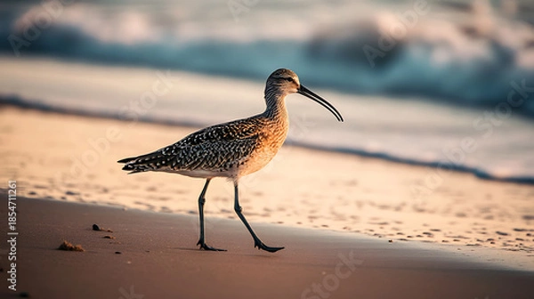 Obraz bird on the beach