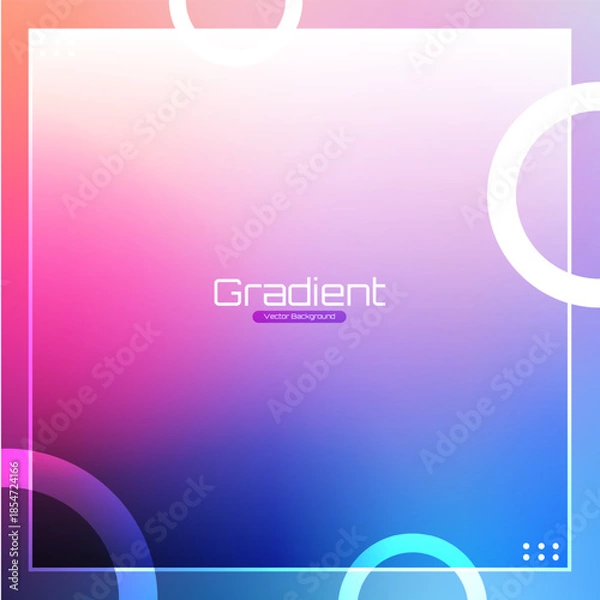 Obraz Gradient pastel background