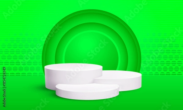 Obraz Abstract Background Gradient Color Vector EPS 3D Podium