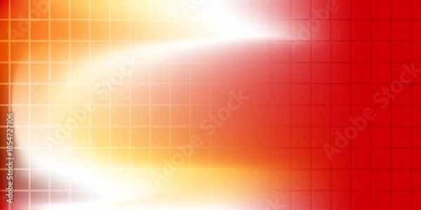 Fototapeta Abstract Gradient Mesh Texture with Grid Overlay Orange Red Color Scheme