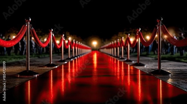 Obraz Red carpet event pathway ceremony