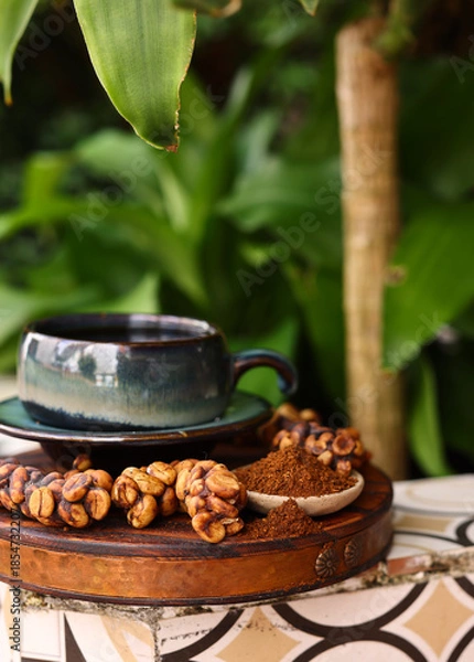 Obraz Luwak coffee beans are a rare and expensive delicacy