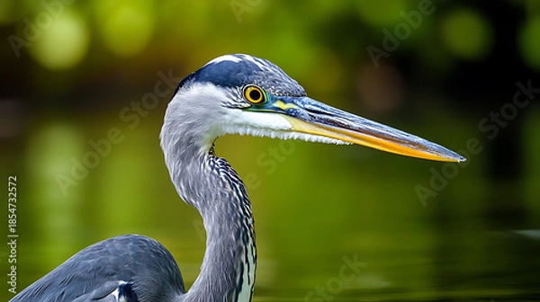 Obraz grey heron ardea cinerea