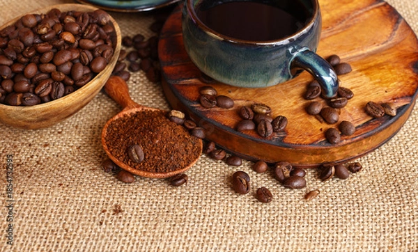 Obraz Vietnamese coffee press filter coffee maker