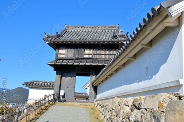 Fototapeta 高知城 黒鉄門