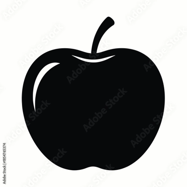 Obraz Single apple illustration