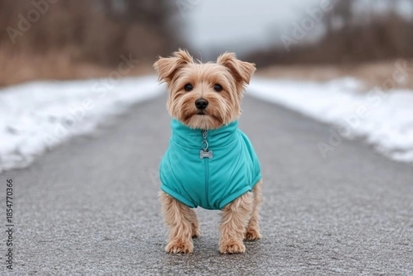Obraz Warm sweatshirt for small pets during chilly seasons