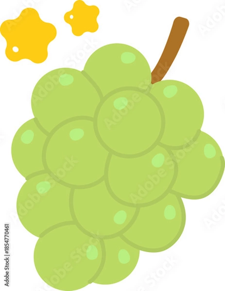 Obraz Cute Green Grape
