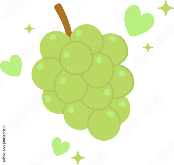 Obraz Cute Green Grape