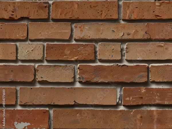 Obraz brick wall background, red brick wall wallpaper