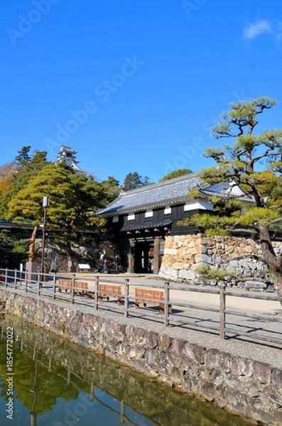 Fototapeta 高知城 追手門と天守閣