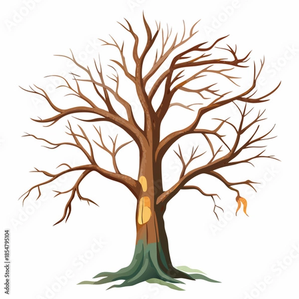 Fototapeta vector tree silhouette