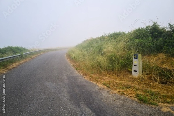 Obraz 길거리, 간선도로, 경관, 아스팔트, sky, 여행, 네이처, 농촌, 국가, 수평선, 길, 시골, 여름, 거리, 비어있는, 들판, 구름, green, 드라이브, 열기, 라인, 경로, 목초, 교통